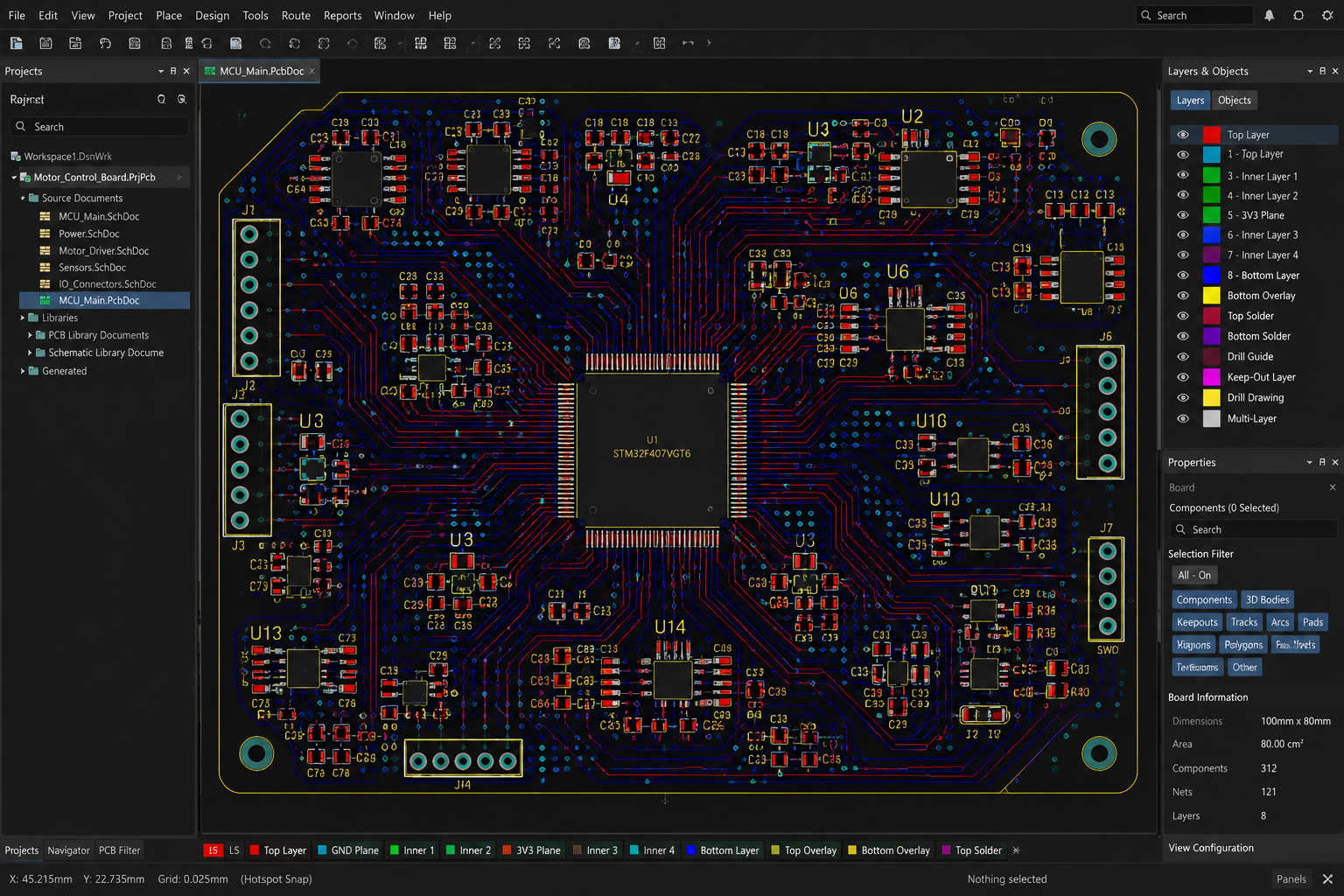 PCB design engineering workstation